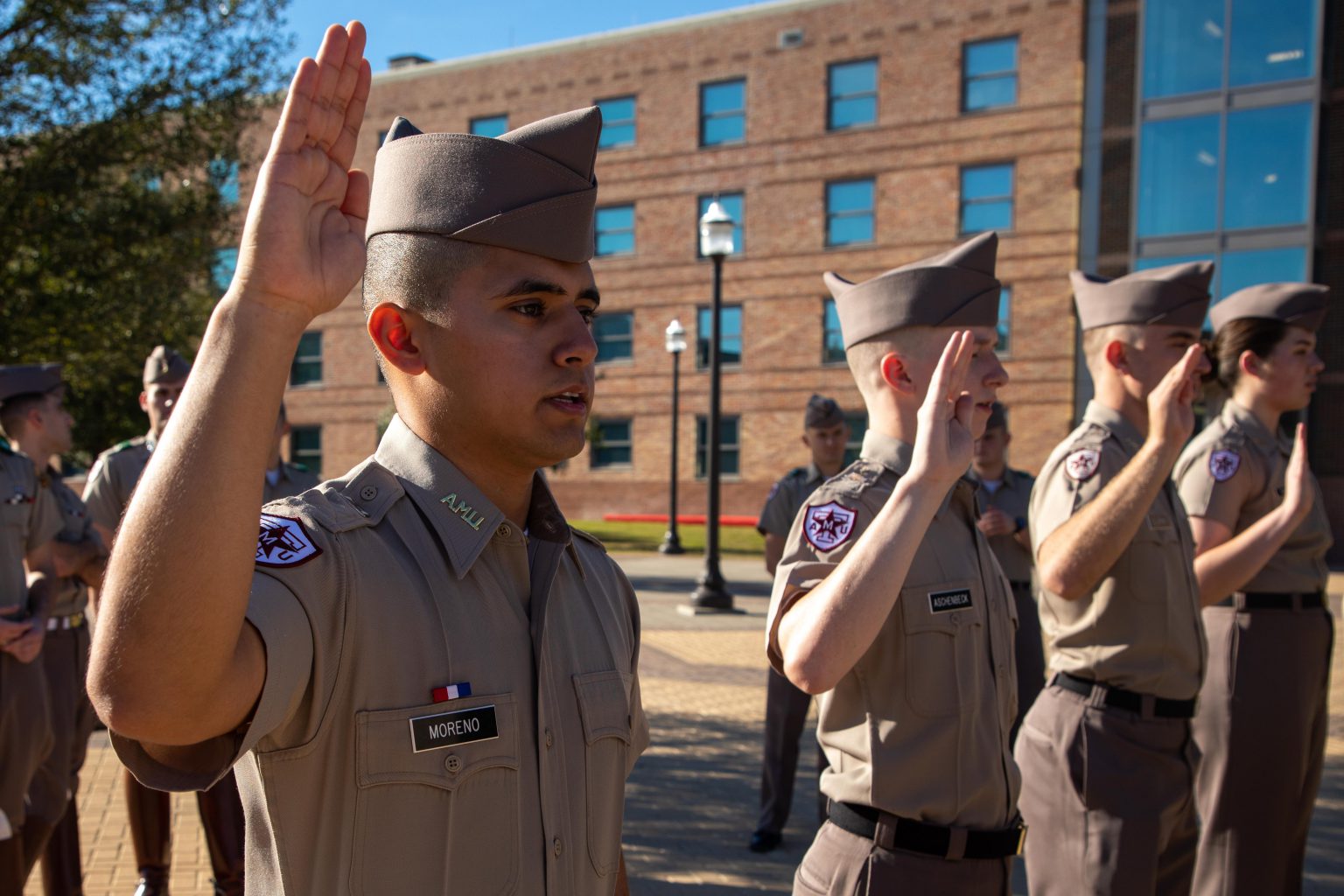 Cadets take cadet oath at FOW