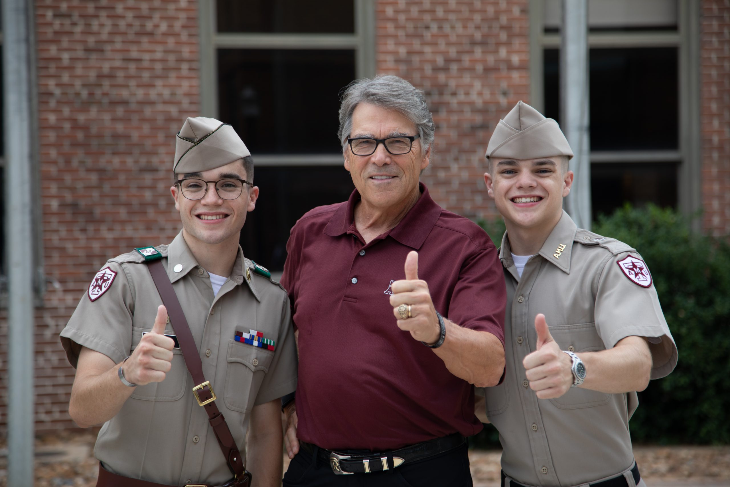 Youth ProSphere Khaki Texas A&M Aggies Corps of Cadet Baseball Jersey