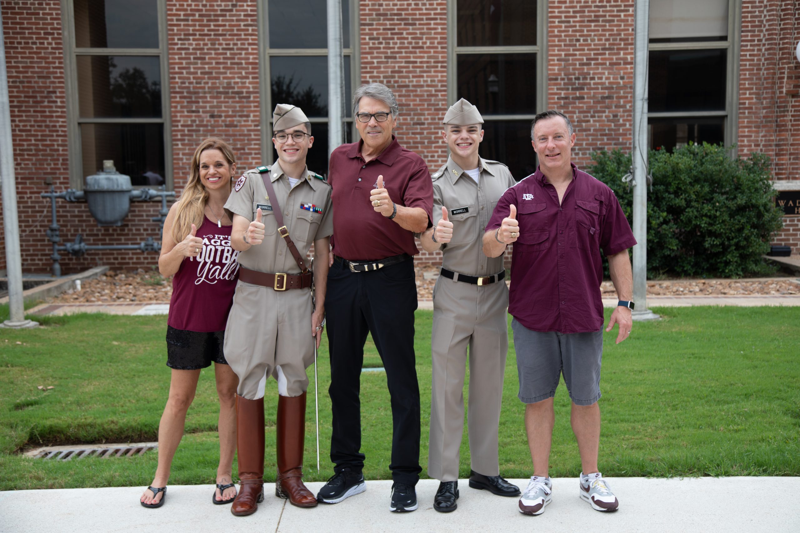 Youth ProSphere Khaki Texas A&M Aggies Corps of Cadet Baseball Jersey