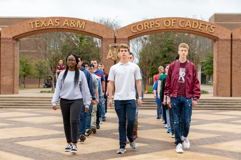 texas a&m corps of cadets visit