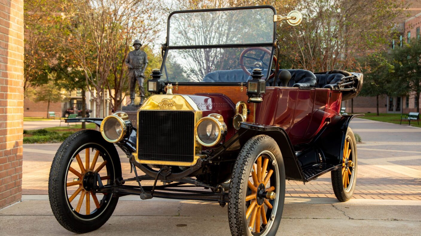 Close up of Model T car